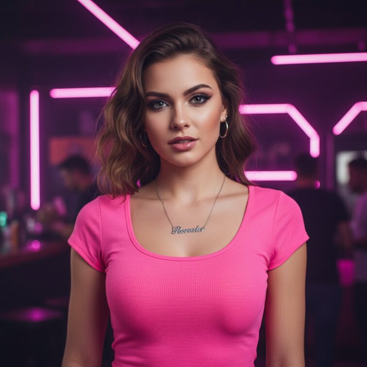 Řetízek z oceli se jménem Renata stříbrný