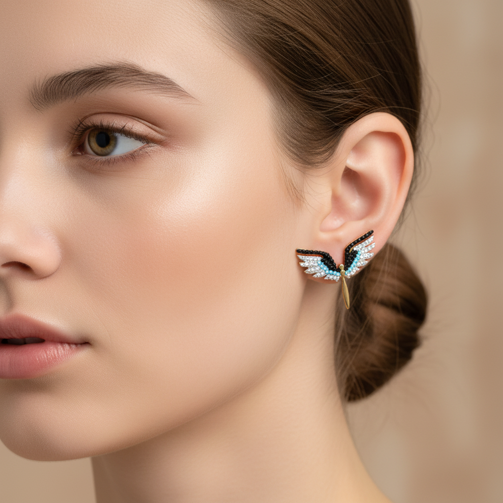 Dámské andělské náušnice GK566