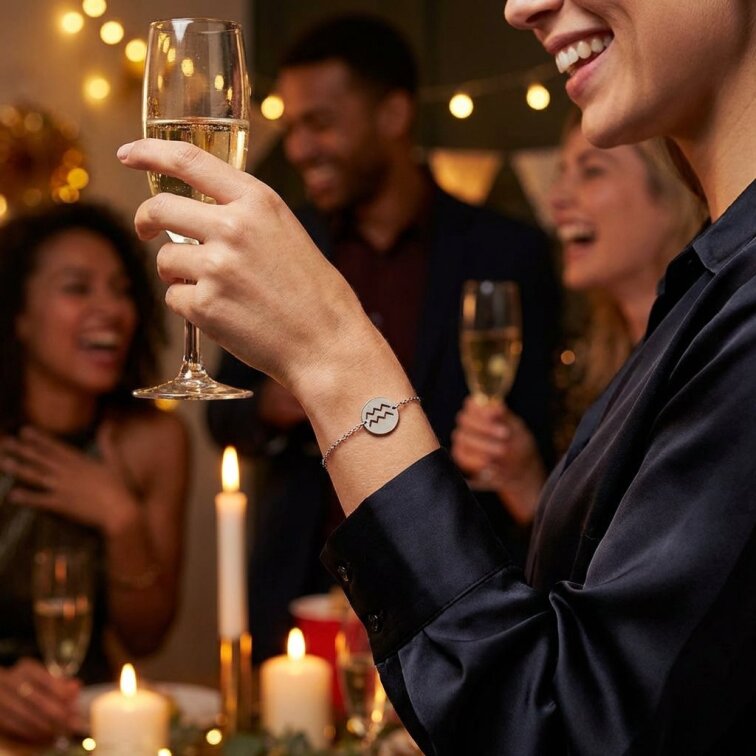 Náramek znamení zvěrokruhu Vodnář 21. 1. až 20. 2.