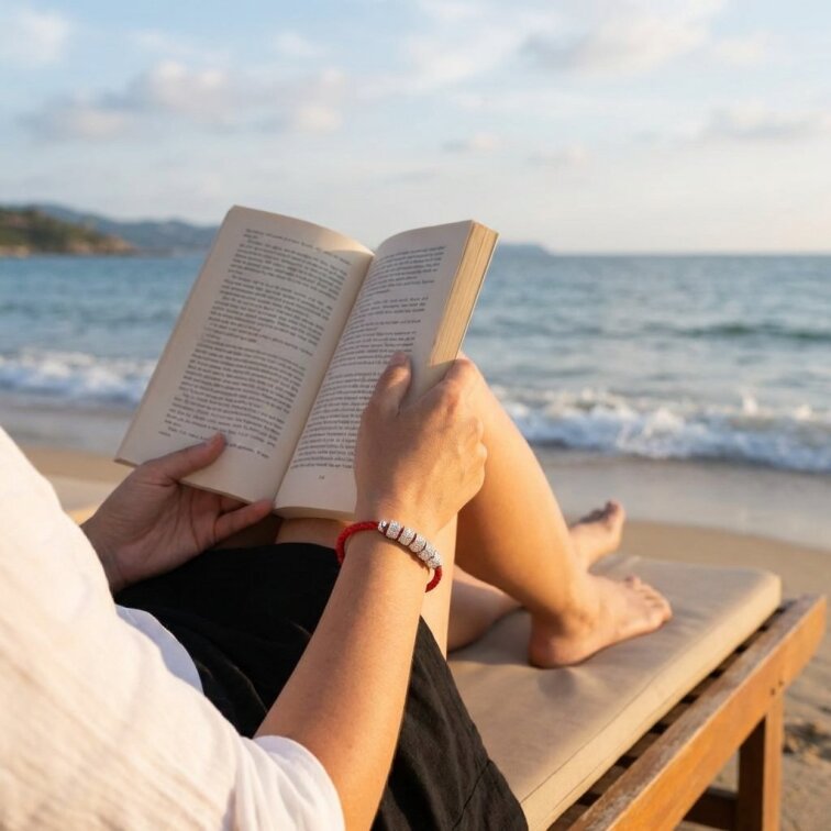 Dámsky náramek trinidad červený