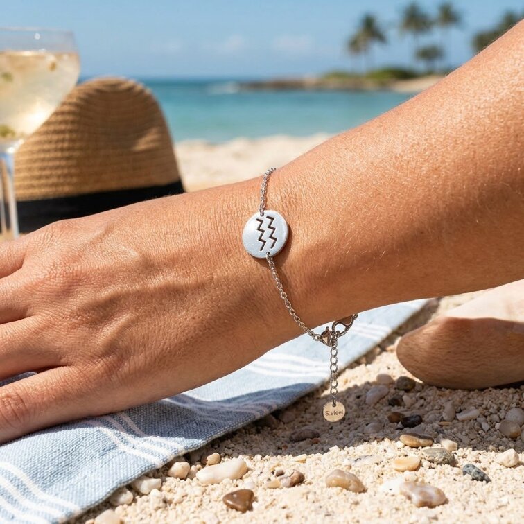 Náramek znamení zvěrokruhu Vodnář 21. 1. až 20. 2.