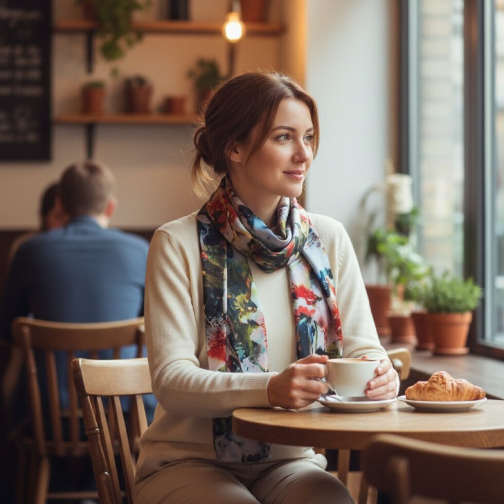 Luxusní oboustranný šátek Reverza-wa-113, 170x75 cm, multicolor