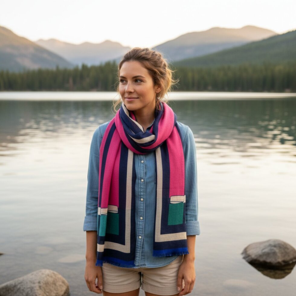 Elegantní Dámský Šátek Lemira-wa-145, 185x90 cm