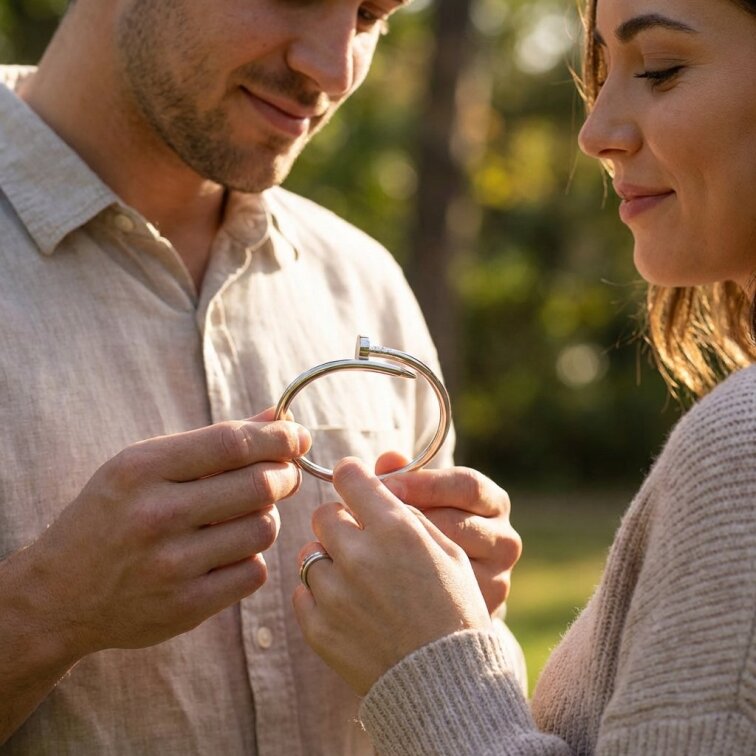 Dámský náramek z chirurgické oceli