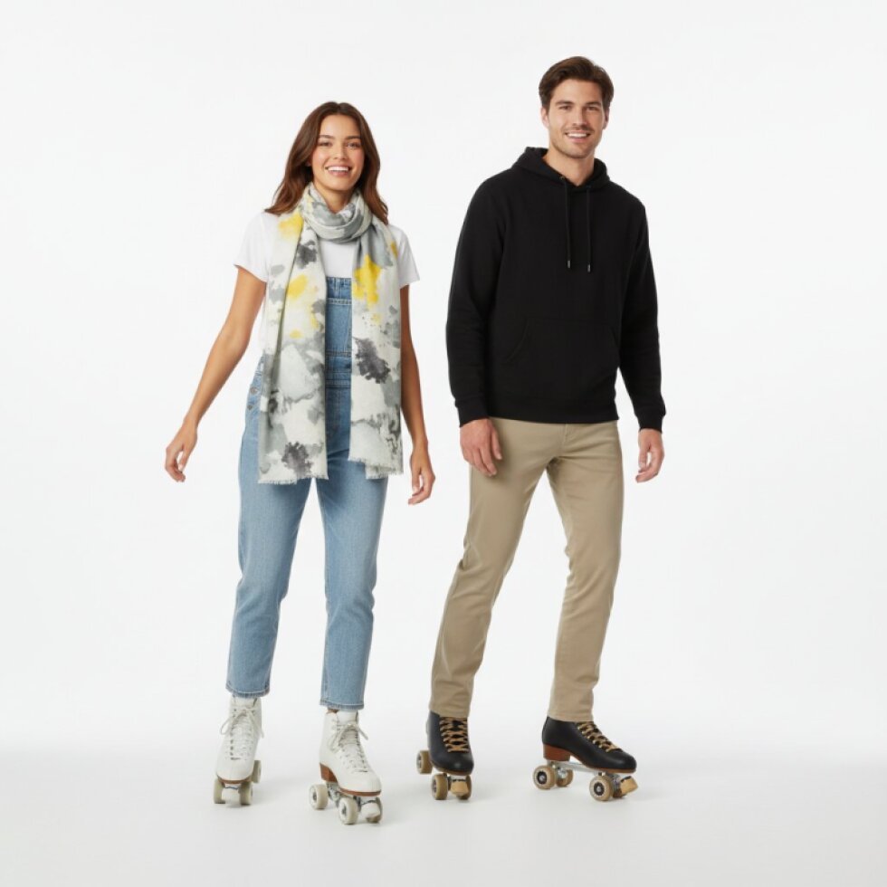 Dámský pestrobarevný šátek Coloria-wa-159, 180x80 cm