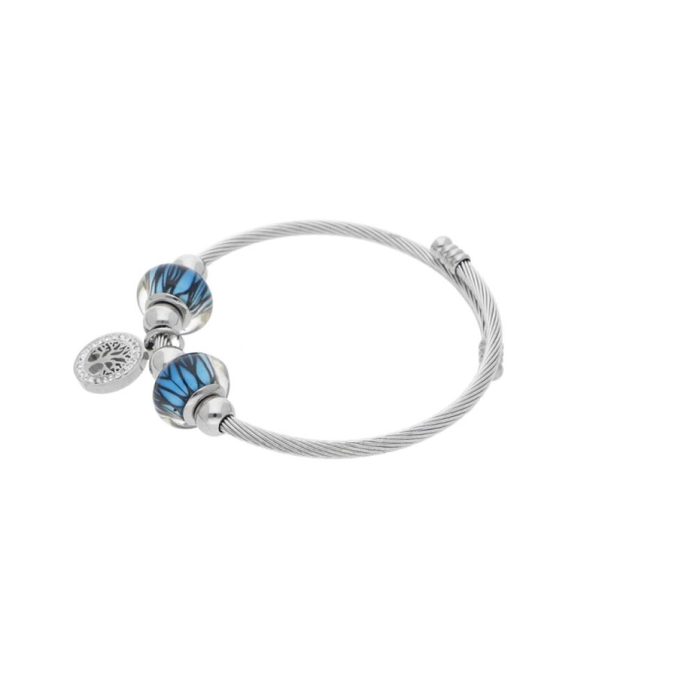 Dámský náramek stříbrný z chirurgické oceli se stromem života