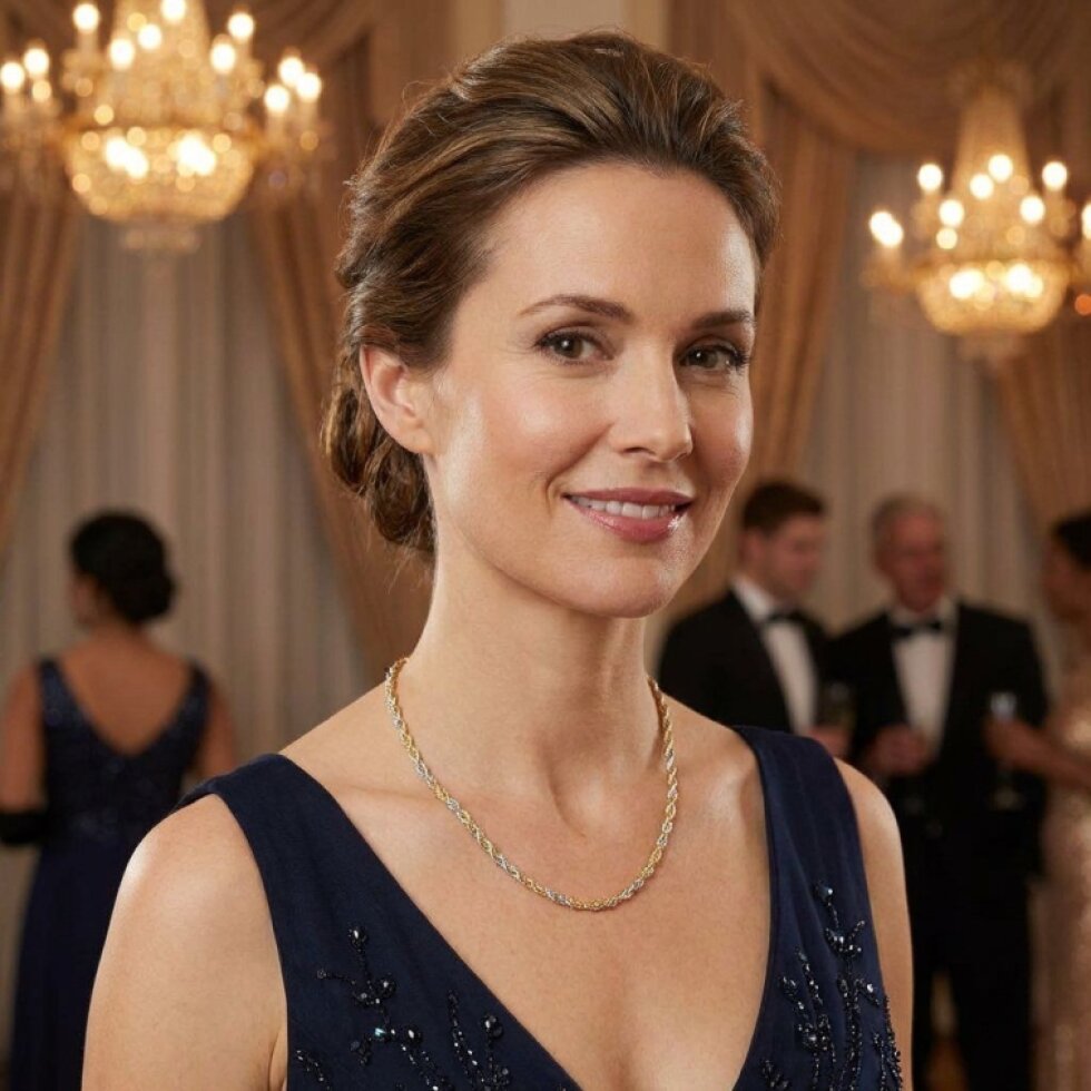 Dámsky ocelový točený řetízek Valis bicolor 50 cm x 2 mm