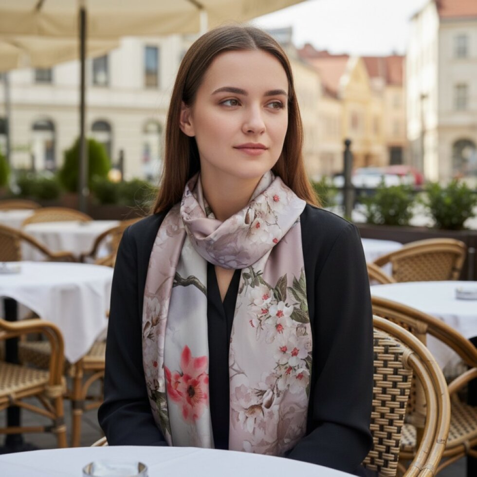 Luxusní oboustranný šátek Reverza-wa-112, 170x75 cm