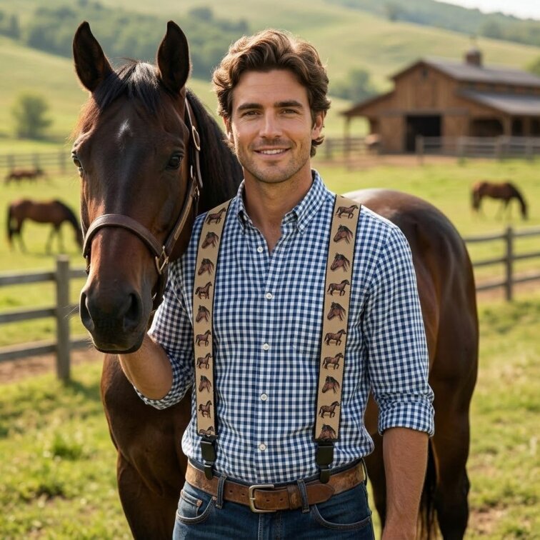 Kšandy s motivem koně TK246