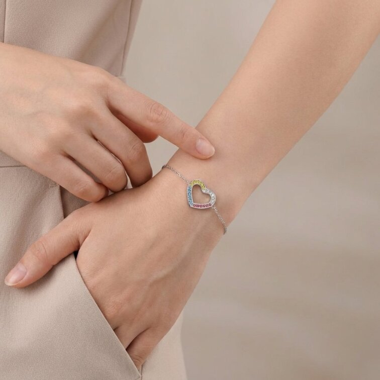 Dámský náramek z chirurgické oceli CKR766