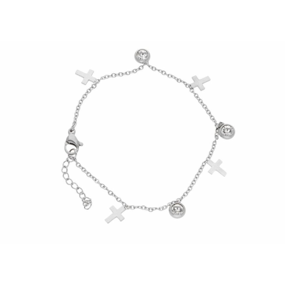 Dámský náramek stříbrný z chirurgické oceli