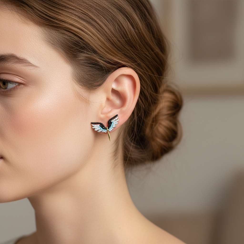 Dámské andělské náušnice GK566