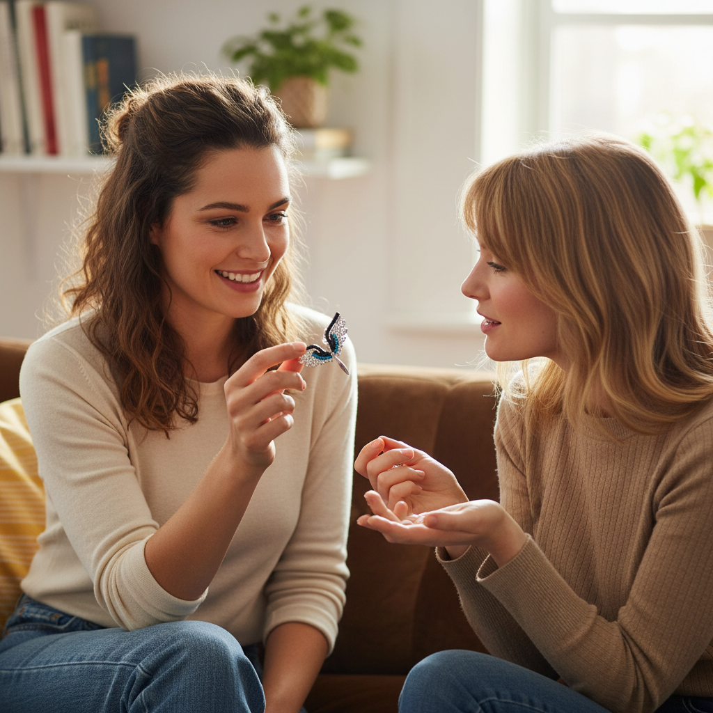 Dámské andělské náušnice GK567