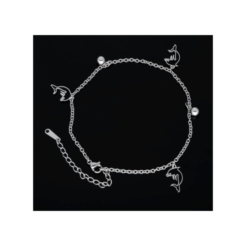 Řetízek na kotník delfín