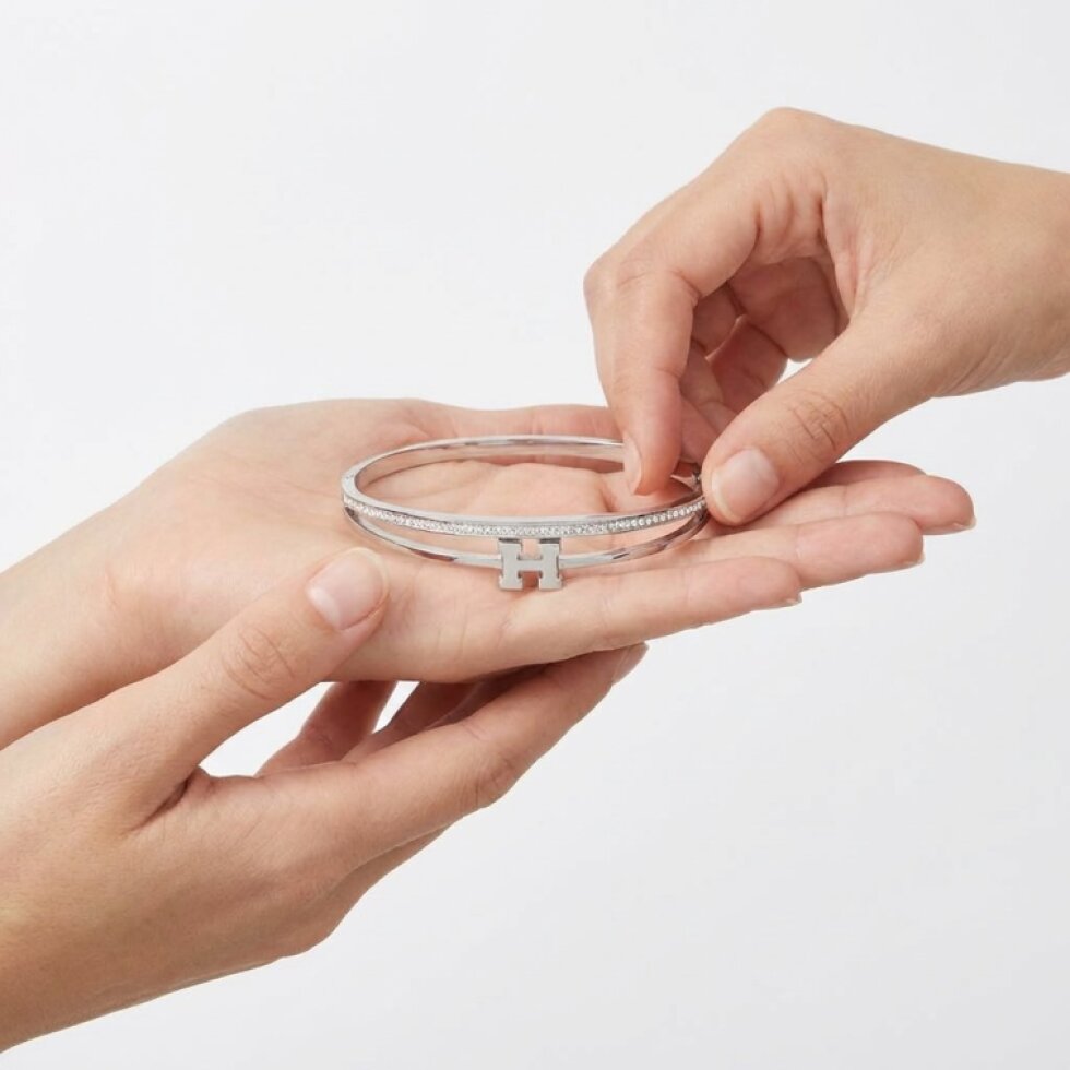 Náramek stříbrný z chirurgické oceli