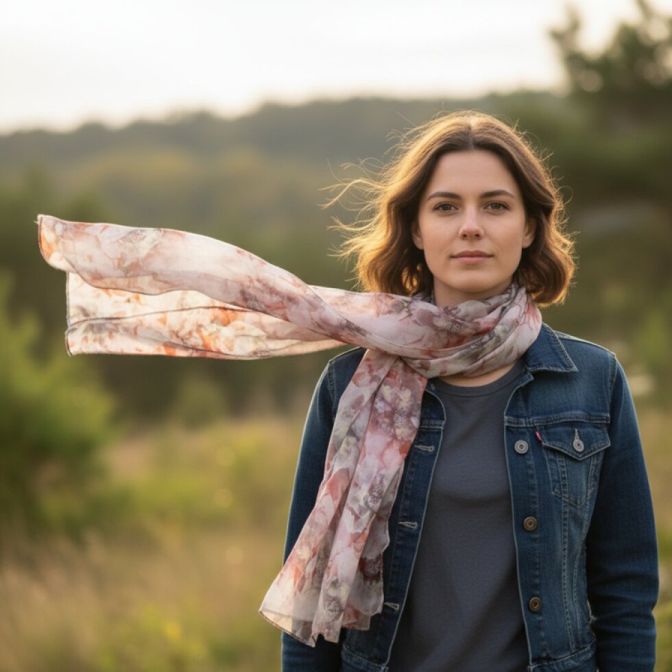 Barevný šátek se vzorem 180x70,Aurora-wa-127