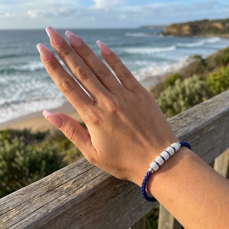 Dámsky náramek trinidad modrý