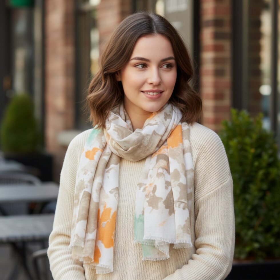 Dámský pestrobarevný šátek Coloria 180×80 cm