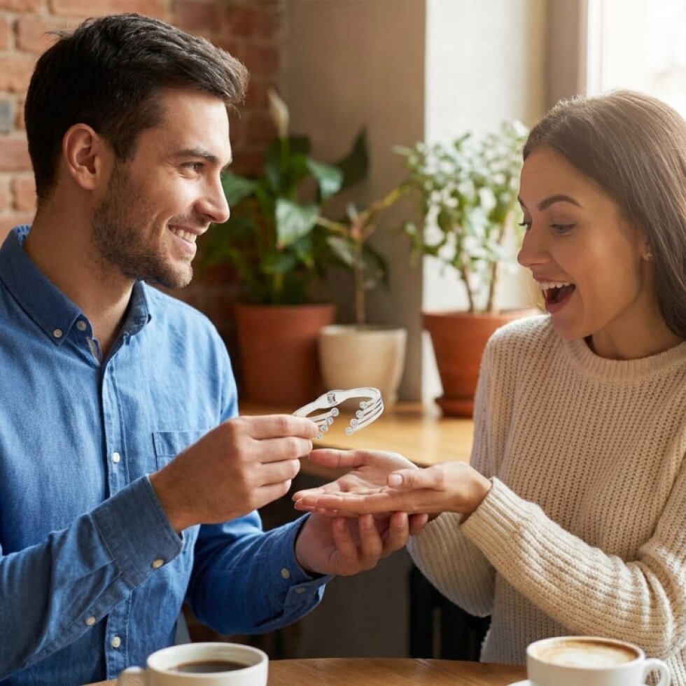 Elegantní dámský náramek z chirurgické oceli s pružinkovým zapínáním