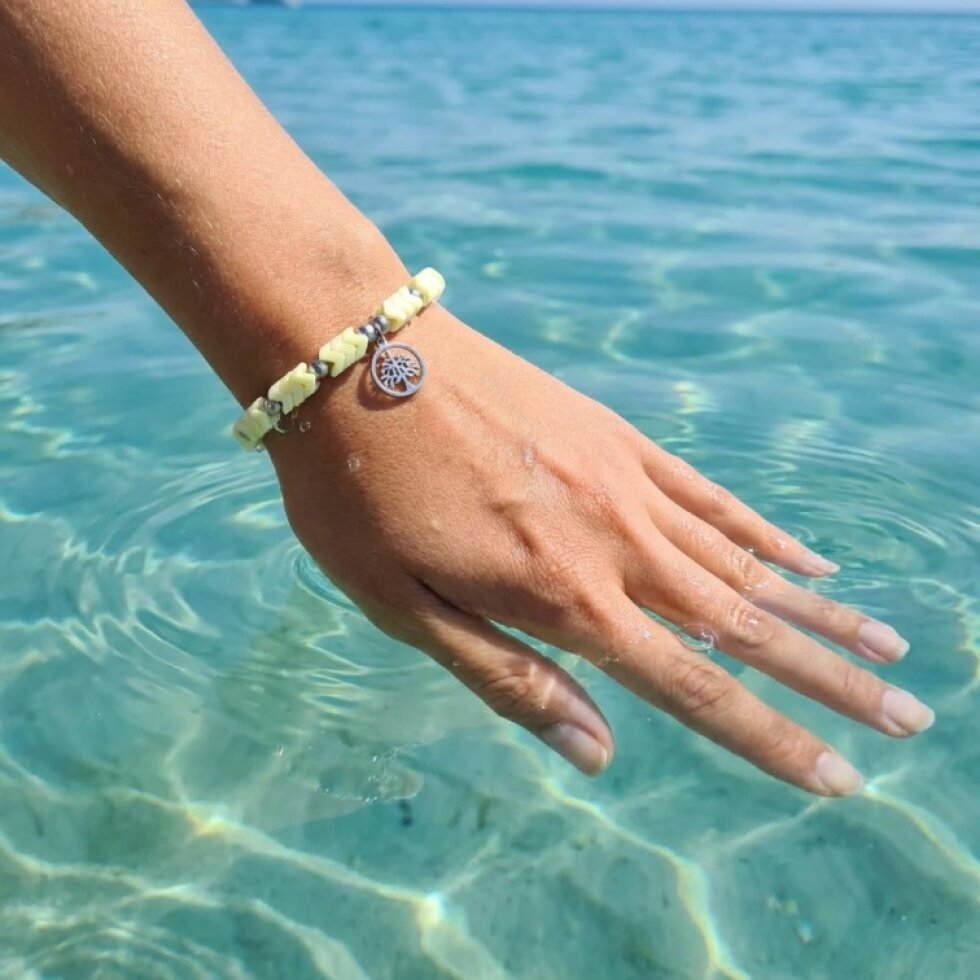 Dámský natahovací náramek se stromem života - Chirurgická ocel