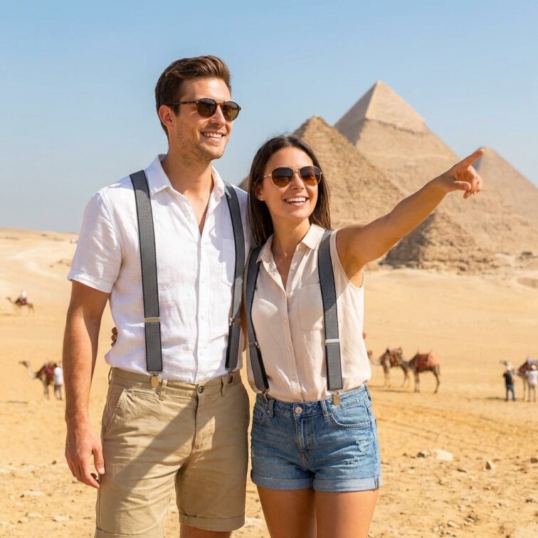 Kšandy pánské tmavě šedé MB2063