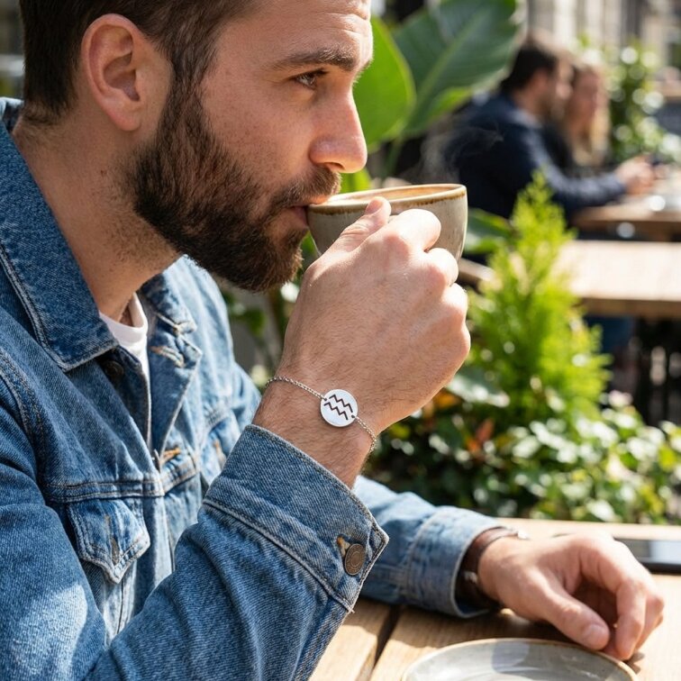 Náramek znamení zvěrokruhu Vodnář 21. 1. až 20. 2.