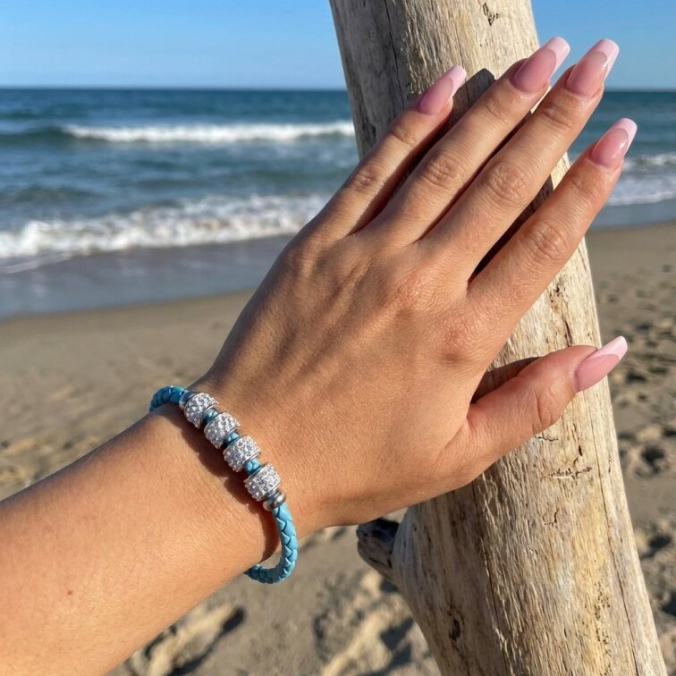 Dámsky náramek trinidad tyrkysový