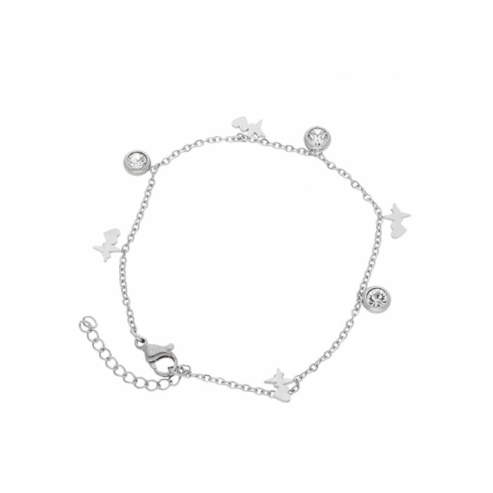 Dámský náramek stříbrný z chirurgické oceli