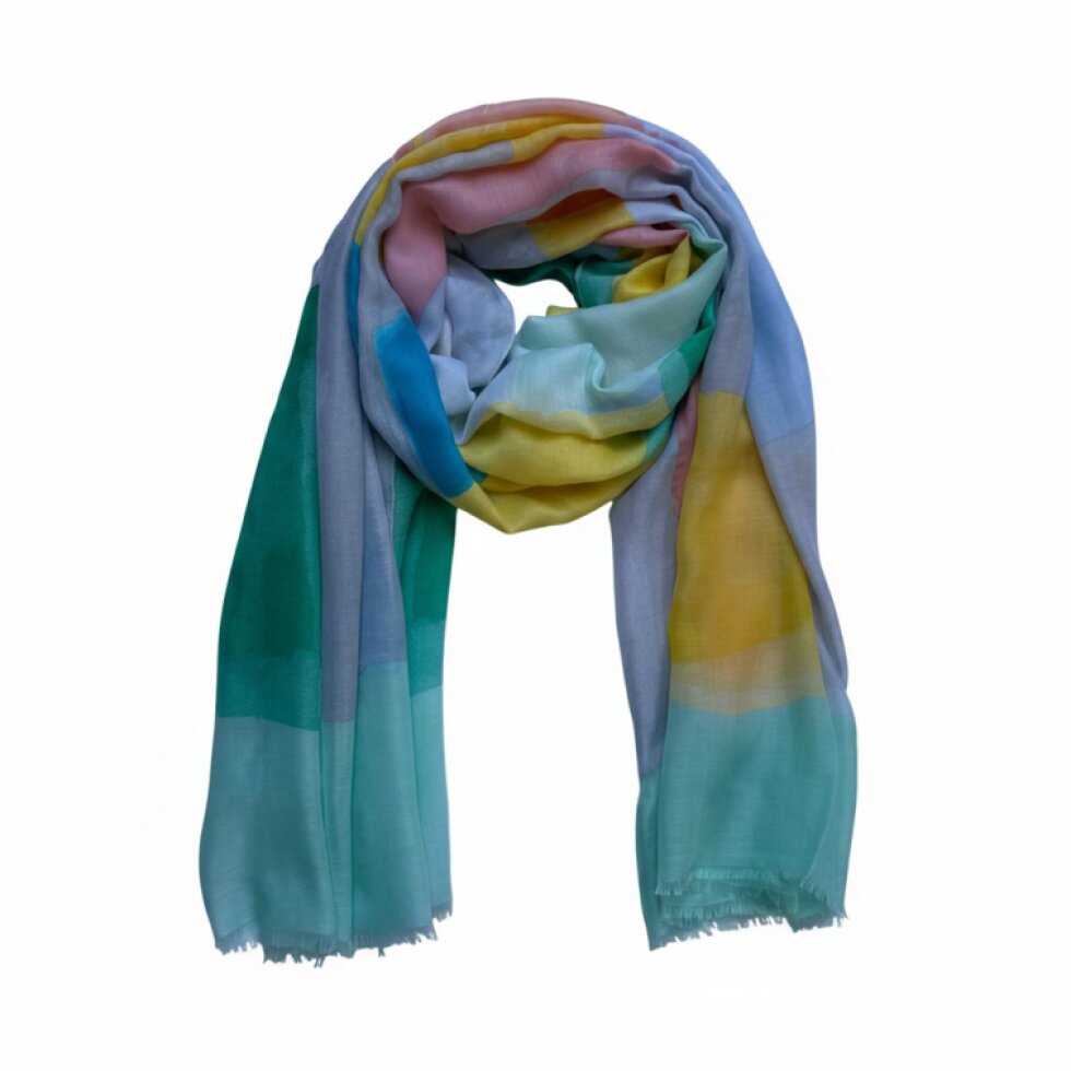 Barevný šátek Harmonie-wa-102, 180x86 cm