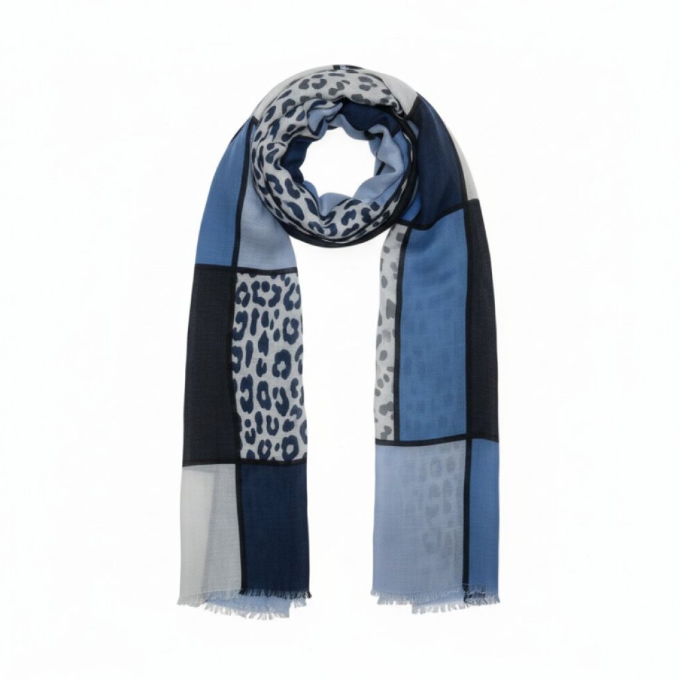 Wildora Barevný Dámský Šátek 180x78 cm - Bavlna a Viskóza