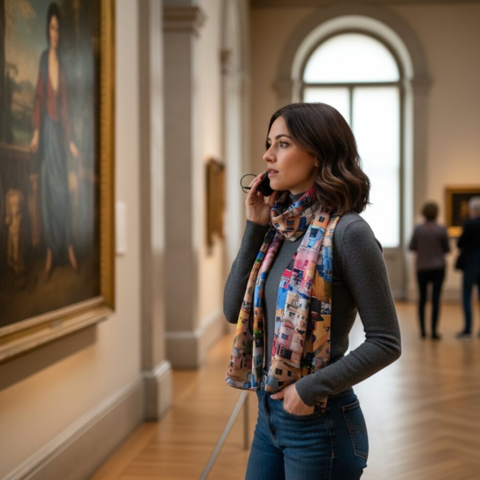 Luxusní barevný šátek Reverza 170x75 cm s hedvábným efektem