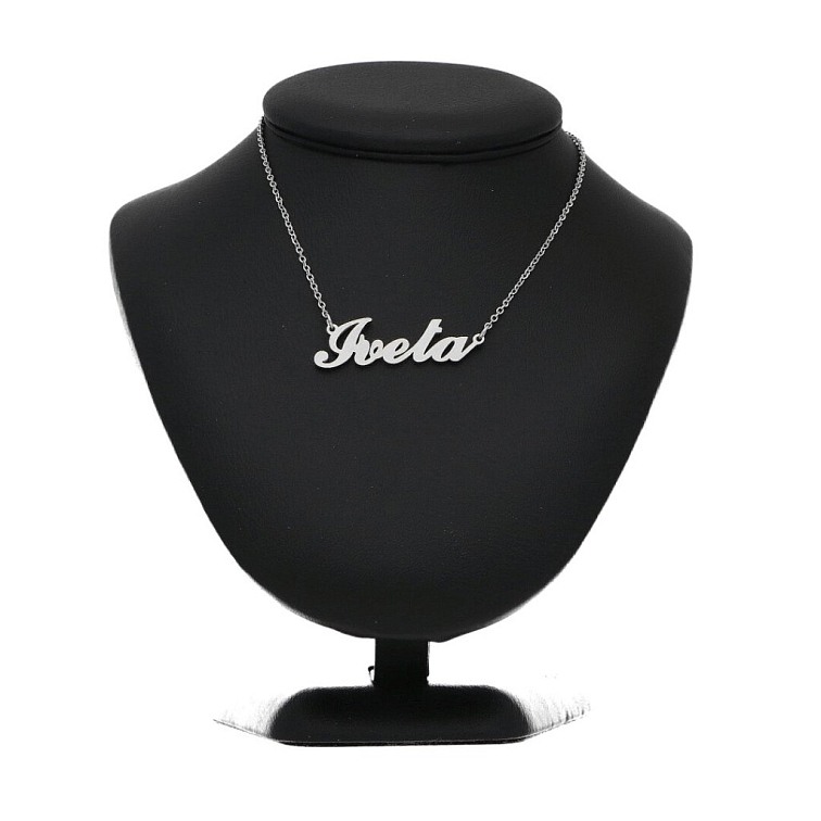 Elegantní řetízek z chirurgické oceli Iveta - Stříbrný