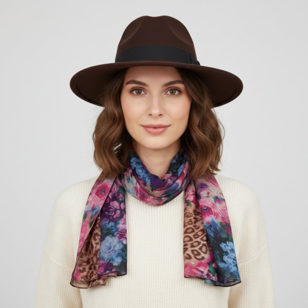 Luxusní oboustranný šátek Reverza-wa-107, 170x75 cm