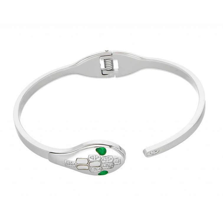 Dámský náramek z chirurgické oceli Had NK536