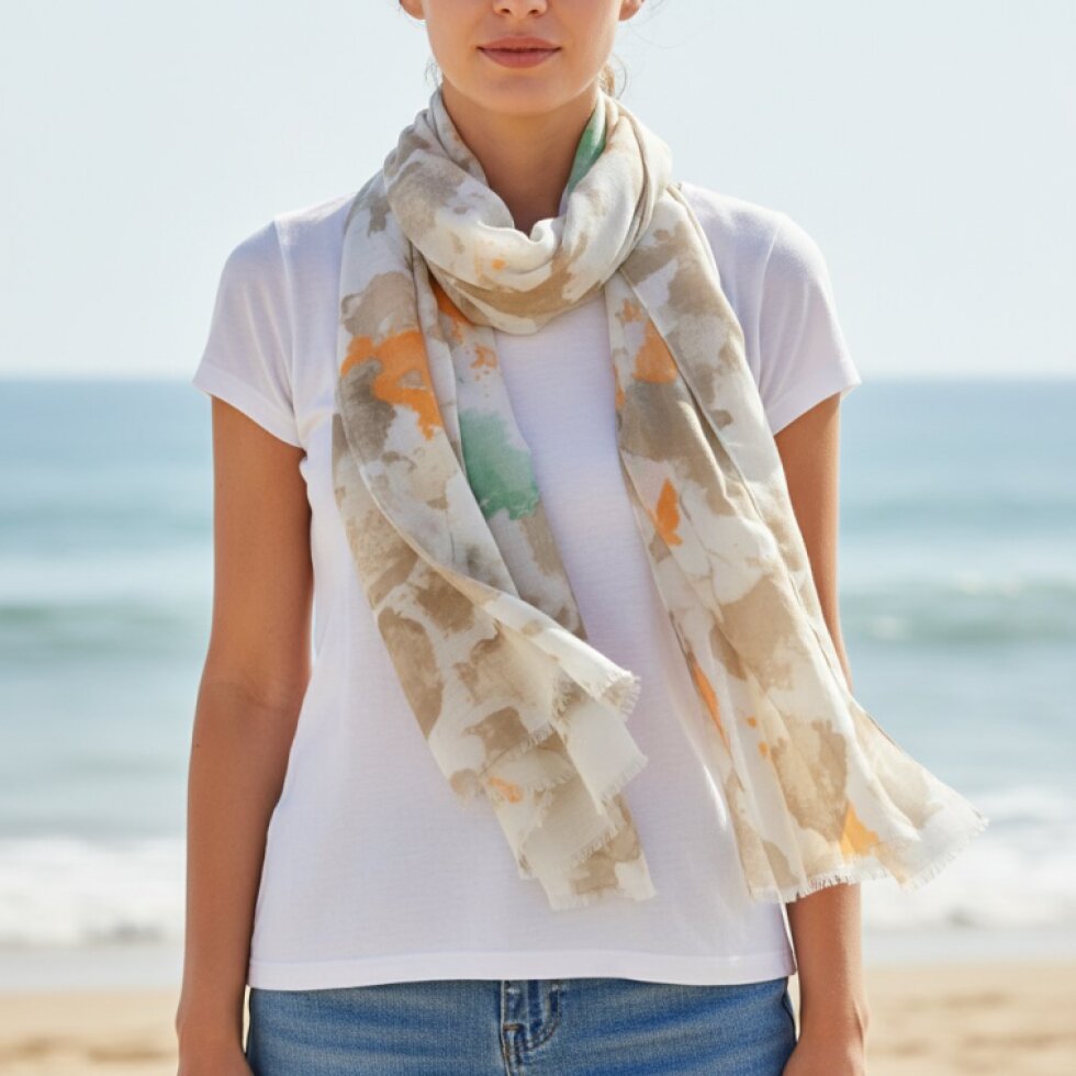 Dámský pestrobarevný šátek Coloria 180×80 cm
