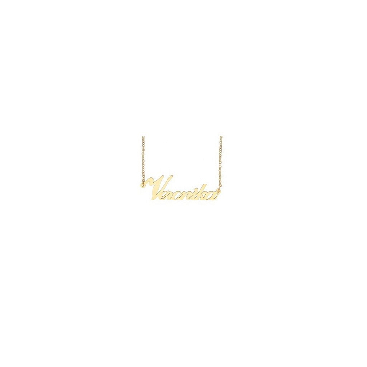 Řetízek z oceli se jménem Veronika zlatá ocel
