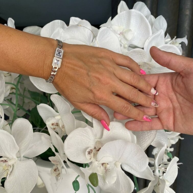 Dámský náramek z chirurgické oceli CKR740