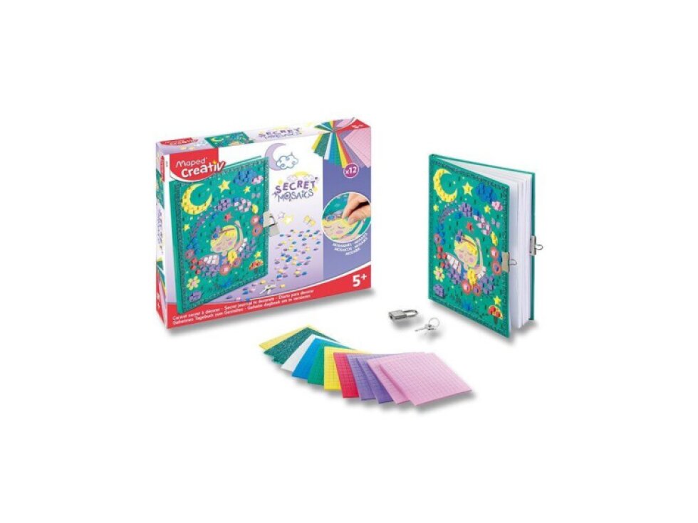 SADA MAPED CREATIV SECRET MOSAICS SECRET DIARY - TAJNÝ DENÍČEK