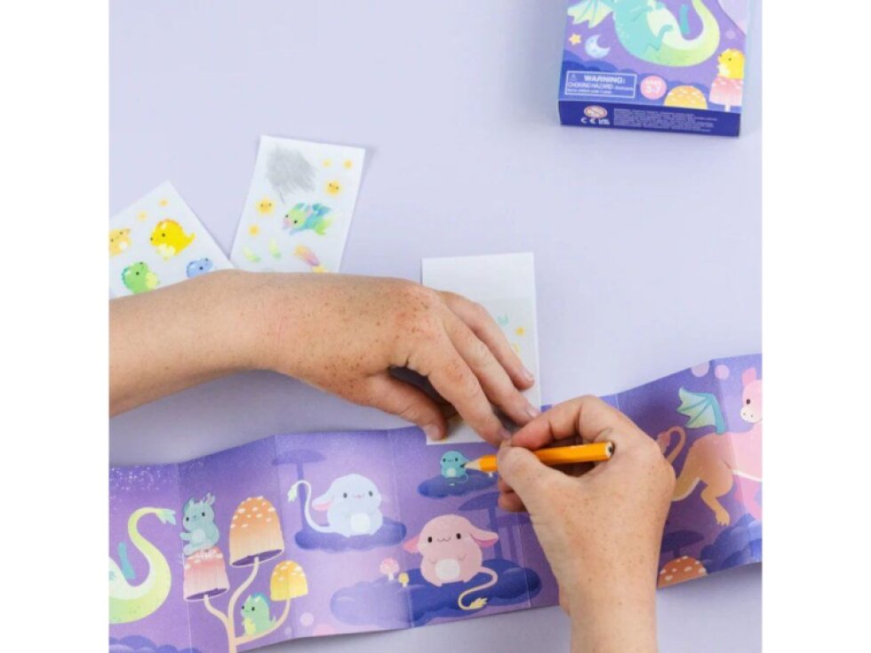 Kreativní sada Tiger Tribe Mini Transfer Magic - Enchanted Creatures