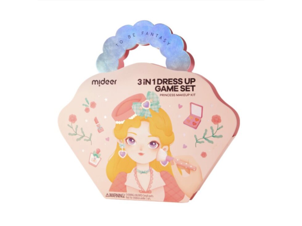 Mideer kreativní sada 3v1 Princezna – líčení, zdobení, navrhování