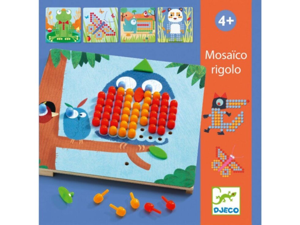DJECO Mozaika - sova/zvířátka