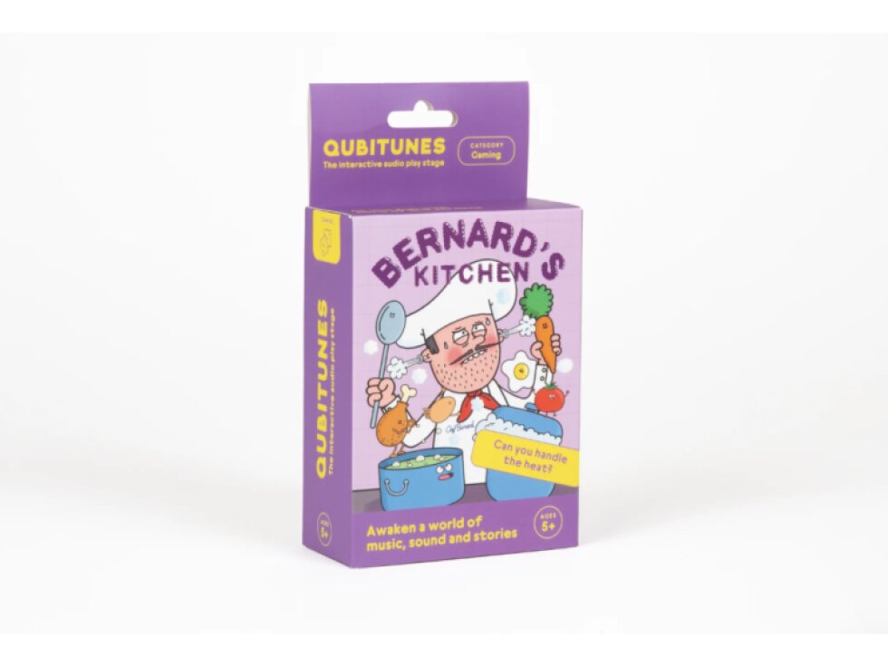Qubitunes Bernard's Kitchen – interaktivní výuka angličtiny přes vaření a kuchyňské dobrodružství | rozšiřující cartridge