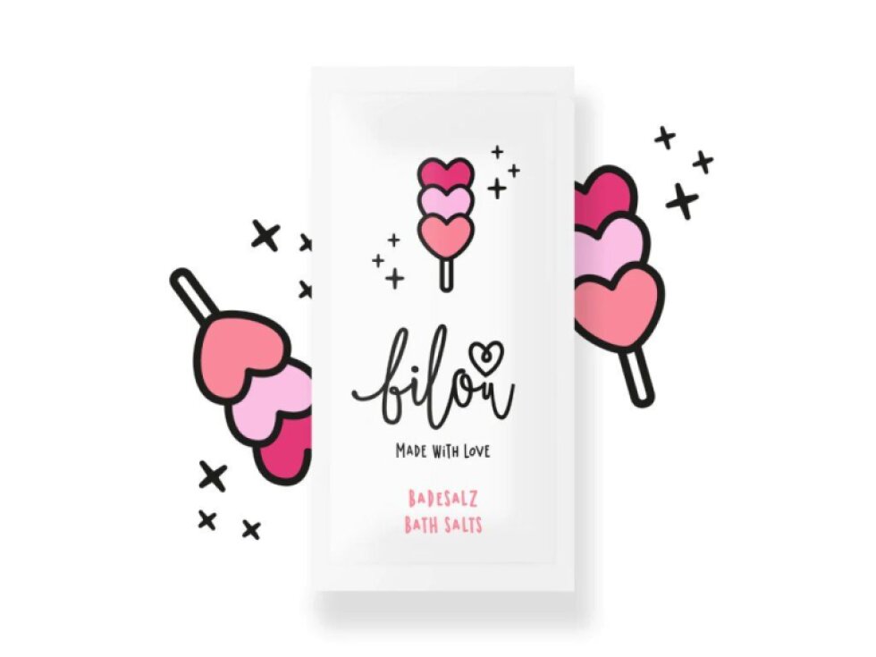 Sůl do koupele Bilou Lovely Strawberry – 80 g