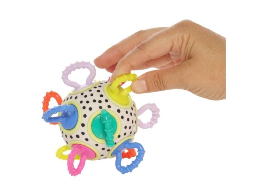 Kousátko s chrastítkem Click Clack Colorpop