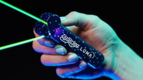 Svítící ZipString® Luma - dokonalá patentovaná hračka pro nekonečné triky a zábavu, dobíjení přes USB-C, pro děti i dospělé, 3 velikosti provázků