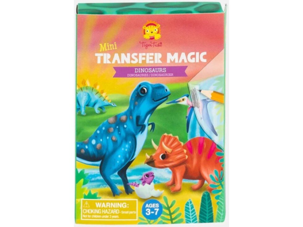 Kreativní sada Tiger Tribe Mini Transfer Magic - Dinosaurs