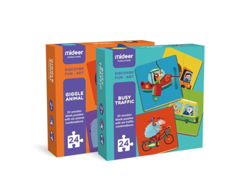 Dopravní prostředky puzzle 24 dílků