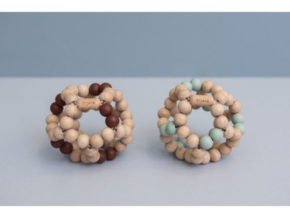 Dřevěný korálkový balónek Trixie - Mint