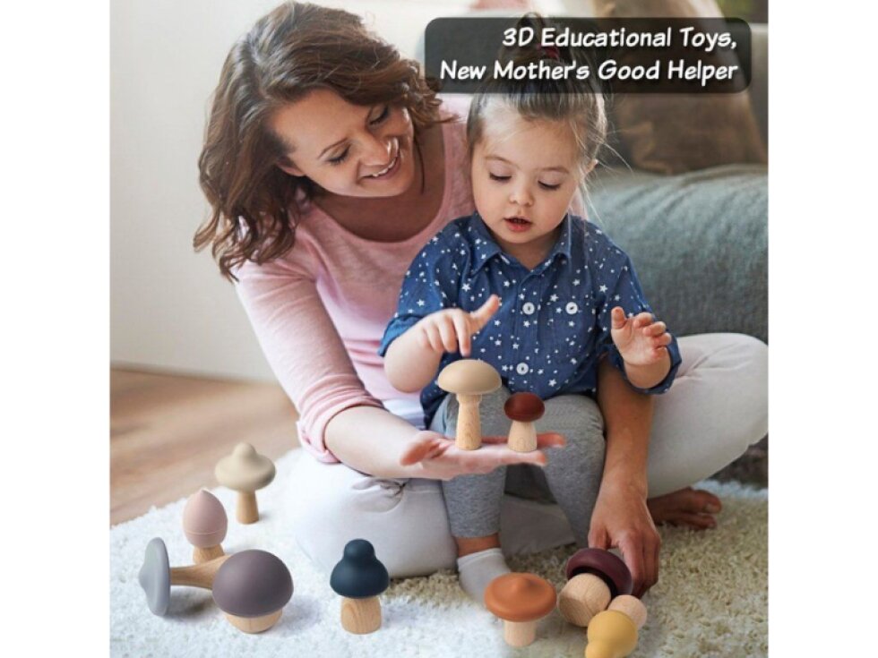 Silikonová sada hub MIWIS – 24 dílů stavebnice