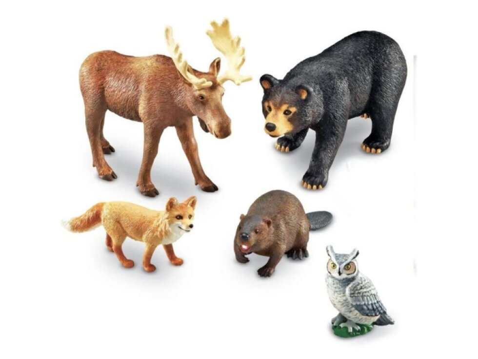Learning Resources – Jumbo Forest Animals – velké figurky lesních zvířat